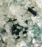 8.3cms CALCITE ATACAMITE CHRYSOCOLLA Selenite Lily Mine Peru talactite Druzy Cuprite Mineral Specimen A586