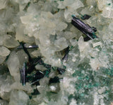 8.3cms CALCITE ATACAMITE CHRYSOCOLLA Selenite Lily Mine Peru talactite Druzy Cuprite Mineral Specimen A586
