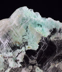 5.4cms CHRYSOCOLLA INSIDE SELENITE Crystals  Peru Gypsum Mineral Specimen T436