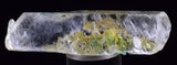 7.4cms CHRYSOCOLLA INSIDE SELENITE Crystals  Peru Gypsum Mineral Specimen T438