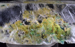 7.4cms CHRYSOCOLLA INSIDE SELENITE Crystals  Peru Gypsum Mineral Specimen T438