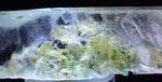 7.4cms CHRYSOCOLLA INSIDE SELENITE Crystals  Peru Gypsum Mineral Specimen T438