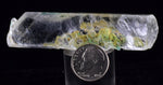 7.4cms CHRYSOCOLLA INSIDE SELENITE Crystals  Peru Gypsum Mineral Specimen T438