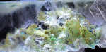7.4cms CHRYSOCOLLA INSIDE SELENITE Crystals  Peru Gypsum Mineral Specimen T438