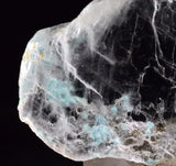 4.1cms CHRYSOCOLLA INSIDE SELENITE Crystals  Peru Gypsum Mineral Specimen T439