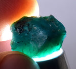 1.1grs GEM SILICA CHRYSOCOLLA Blue Chalcedony Rough Peru Mineral Specimen S118