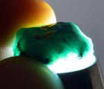 1.1grs GEM SILICA CHRYSOCOLLA Blue Chalcedony Rough Peru Mineral Specimen S118