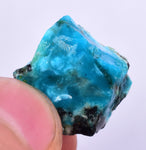 3.1grs GEM SILICA CHRYSOCOLLA Blue Chalcedony Rough Peru Mineral Specimen S120