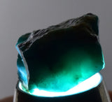 3.1grs GEM SILICA CHRYSOCOLLA Blue Chalcedony Rough Peru Mineral Specimen S120