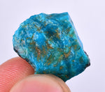 2.6grs GEM SILICA CHRYSOCOLLA Blue Chalcedony Rough Peru Mineral Specimen S121
