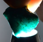 2.6grs GEM SILICA CHRYSOCOLLA Blue Chalcedony Rough Peru Mineral Specimen S121