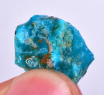 1.6grs GEM SILICA CHRYSOCOLLA Blue Chalcedony Rough Peru Mineral Specimen S122