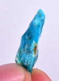 1.2grs GEM SILICA CHRYSOCOLLA Blue Chalcedony Rough Peru Mineral Specimen S123
