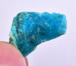 1.2grs GEM SILICA CHRYSOCOLLA Blue Chalcedony Rough Peru Mineral Specimen S123