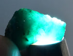 1.2grs GEM SILICA CHRYSOCOLLA Blue Chalcedony Rough Peru Mineral Specimen S123