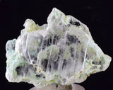 4.4cms CRYSOCOLLA INSIDE SELENITE Crystals  Peru Chrysocolla Gypsum Premium Mineral Specimen T451