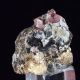 2.6cms RHODOCHROSITE CRYSTALS Peru Uchucchacua Mine Gemstone Collector Mineral Specimen R672