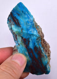 103grs BLUE OPAL ROUGH Peru Scenic Quality Jewelry Collector O765