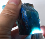 103grs BLUE OPAL ROUGH Peru Scenic Quality Jewelry Collector O765
