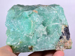 855grs AMAZONITE BLUISH GREEN  Peru Chatoyancy Natural High Quality Jewelry Collector E119