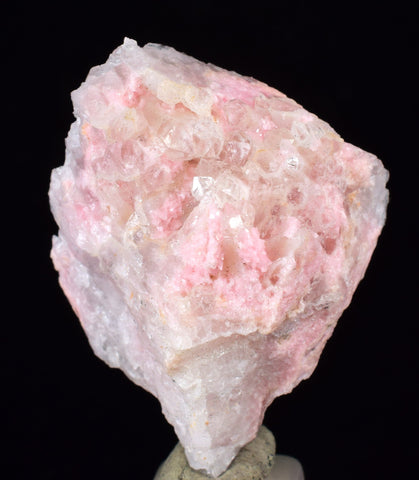 3.5cms RHODOCHROSITE ROSETTE QUARTZ  Pyrite Peru Pink Crystals Collector Mineral Specimen Huanzala Mine R673