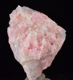 3.5cms RHODOCHROSITE ROSETTE QUARTZ  Pyrite Peru Pink Crystals Collector Mineral Specimen Huanzala Mine R673
