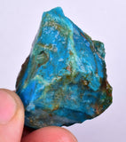 13grs BLUE OPAL ROUGH Peru Scenic Quality Jewelry Collector O773