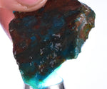 13grs BLUE OPAL ROUGH Peru Scenic Quality Jewelry Collector O773