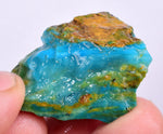 17grs BLUE OPAL ROUGH Peru Scenic Quality Jewelry Collector O775