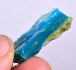 4.6grs BLUE OPAL ROUGH Peru Scenic Quality Jewelry Collector O776