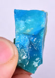4.6grs BLUE OPAL ROUGH Peru Scenic Quality Jewelry Collector O776