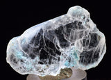 4.1cms CHRYSOCOLLA INSIDE SELENITE Crystals  Peru Gypsum Mineral Specimen T439