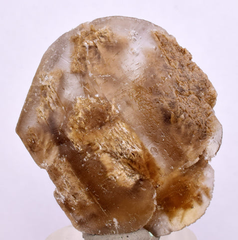 3.6cms SELENITE DOLLAR CRYSTAL Peru Coin Golden Gypsum Suiseki Translucent Premium Mineral Specimen T442