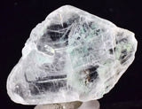 5.3cms CRYSOCOLLA INSIDE SELENITE Crystals  Peru Chrysocolla Gypsum Premium Mineral Specimen T452