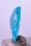 1.5cts GEM SILICA CHRYSOCOLLA Polished Blue Chalcedony Peru Mineral Specimen B95