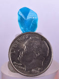 1.5cts GEM SILICA CHRYSOCOLLA Polished Blue Chalcedony Peru Mineral Specimen B96