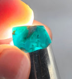 3.5cts GEM SILICA CHRYSOCOLLA Polished Blue Chalcedony Peru Mineral Specimen B97