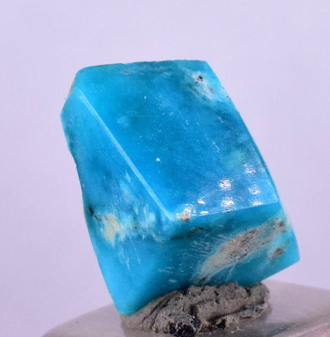 3.5cts GEM SILICA CHRYSOCOLLA Polished Blue Chalcedony Peru Mineral Specimen B97