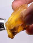 23 Grams GOLDEN OPAL CANDY Rough Facet Old Stock Translucent Mineral Specimen O782