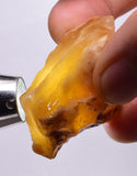 23 Grams GOLDEN OPAL CANDY Rough Facet Old Stock Translucent Mineral Specimen O782