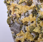 10.4cms APATITE SIDERITE  Crystals Quartz Chalcopyrite Peru Mineral Specimen A588