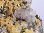 10.4cms APATITE SIDERITE  Crystals Quartz Chalcopyrite Peru Mineral Specimen A588