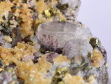 10.4cms APATITE SIDERITE  Crystals Quartz Chalcopyrite Peru Mineral Specimen A588