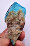 103grs BLUE OPAL ROUGH Peru Scenic Quality Jewelry Collector O765