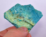 32grs BLUE OPAL ROUGH Peru Scenic Quality Jewelry Collector O768
