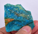 32grs BLUE OPAL ROUGH Peru Scenic Quality Jewelry Collector O768