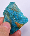 32grs BLUE OPAL ROUGH Peru Scenic Quality Jewelry Collector O768