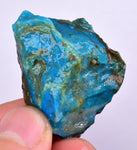 13grs BLUE OPAL ROUGH Peru Scenic Quality Jewelry Collector O773