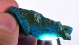 9.5grs BLUE OPAL ROUGH Peru Scenic Quality Jewelry Collector O777