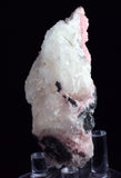 6.6cms RHODOCHROSITE MANGANO CALCITE Jordanite Galena Crystal Huanzala Peru Pink Mineral Specimen R682
